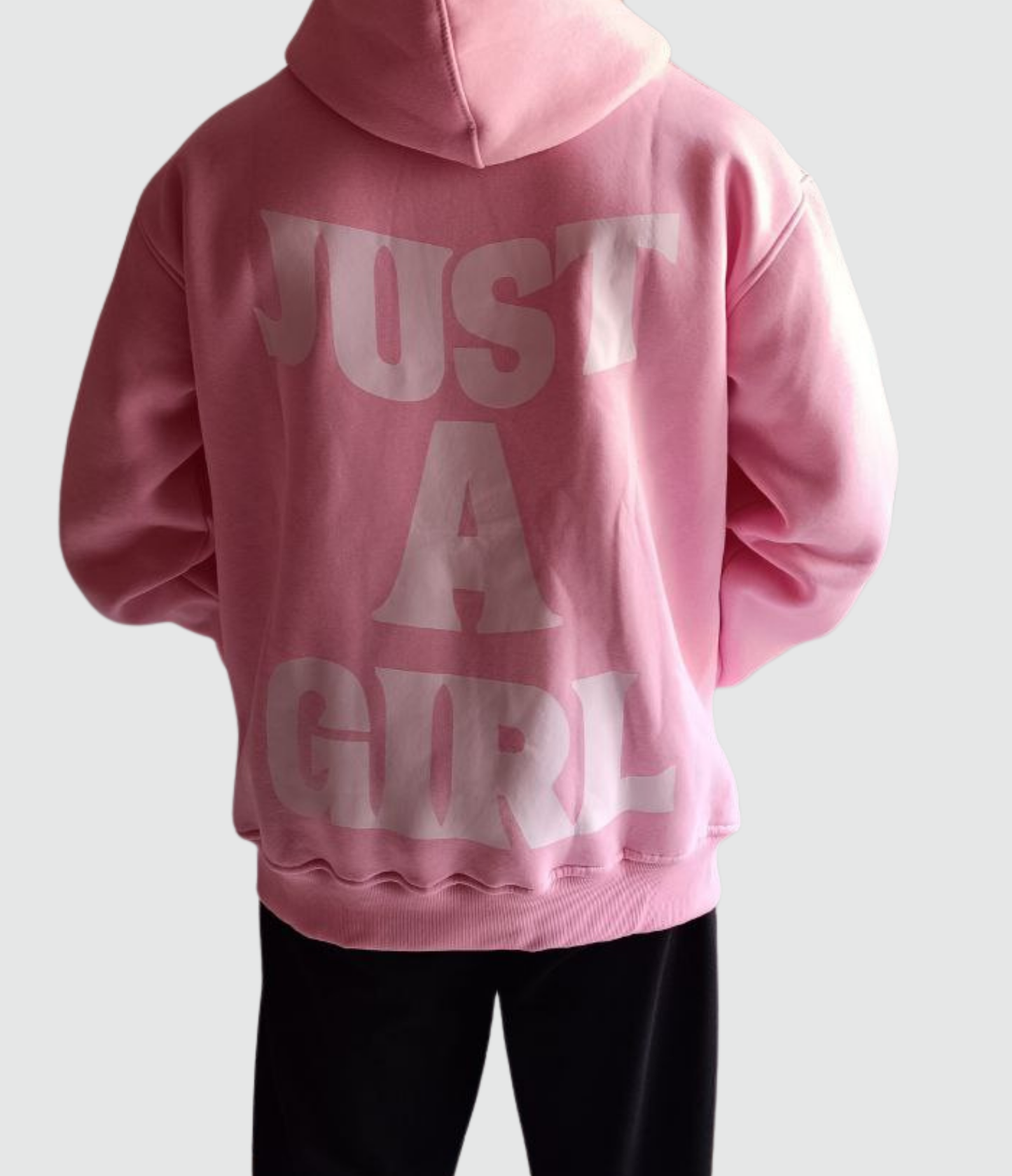 JUST A GIRL Oversized Hoodie