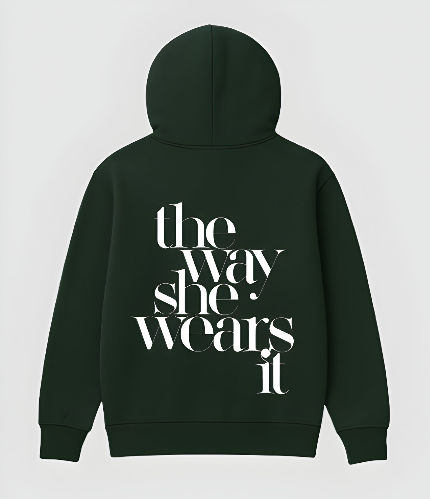 the way she wears it Oversized HOODIE