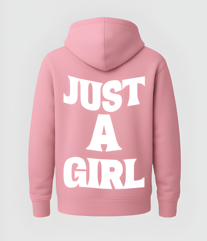 JUST A GIRL Oversized Hoodie