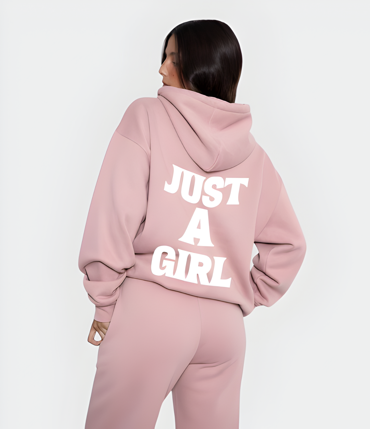 JUST A GIRL Oversized Hoodie