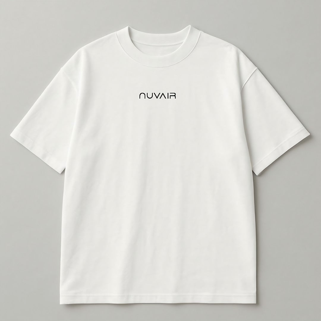 Nuvair Oversized Born To Make History Tee – White | Unisex