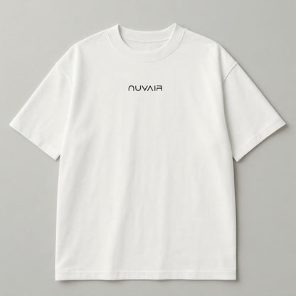 Nuvair Oversized Born To Make History Tee – White | Unisex