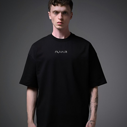 Nuvair Oversized Whatever Tee - Black | Unisex
