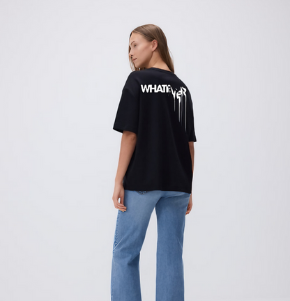 Nuvair Oversized Whatever Tee - Black | Unisex