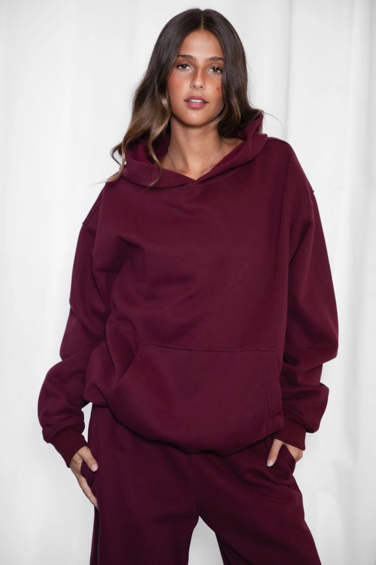 Burgundy nuvair original life Hoodie