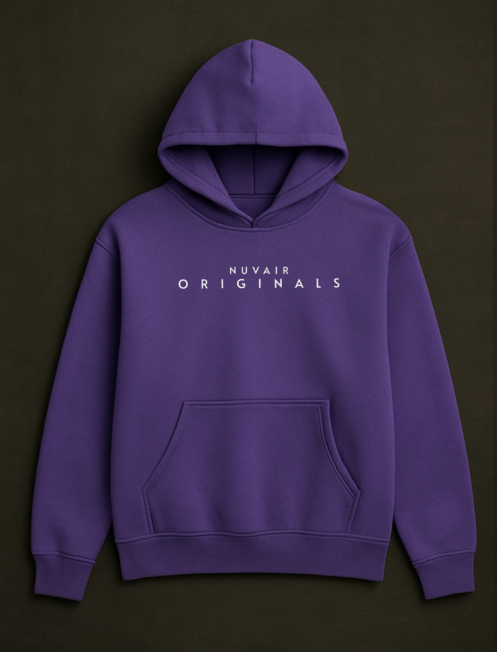 nuvair Original Life Purple Oversized Hoodie