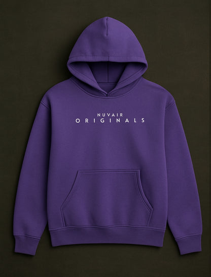 nuvair Original Life Purple Oversized Hoodie