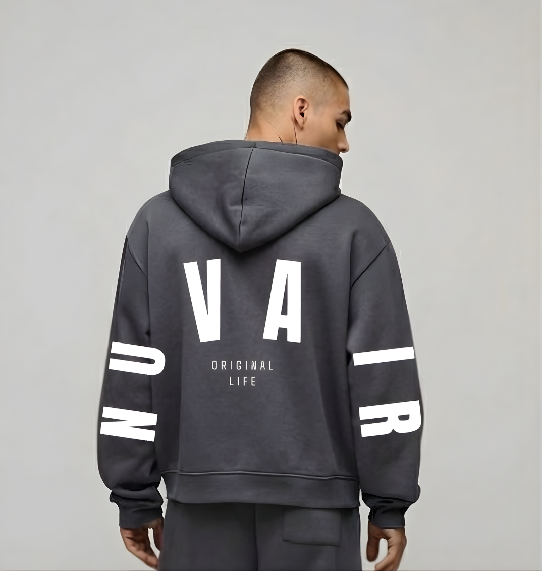 nuvair original life iron Oversized Hoodie