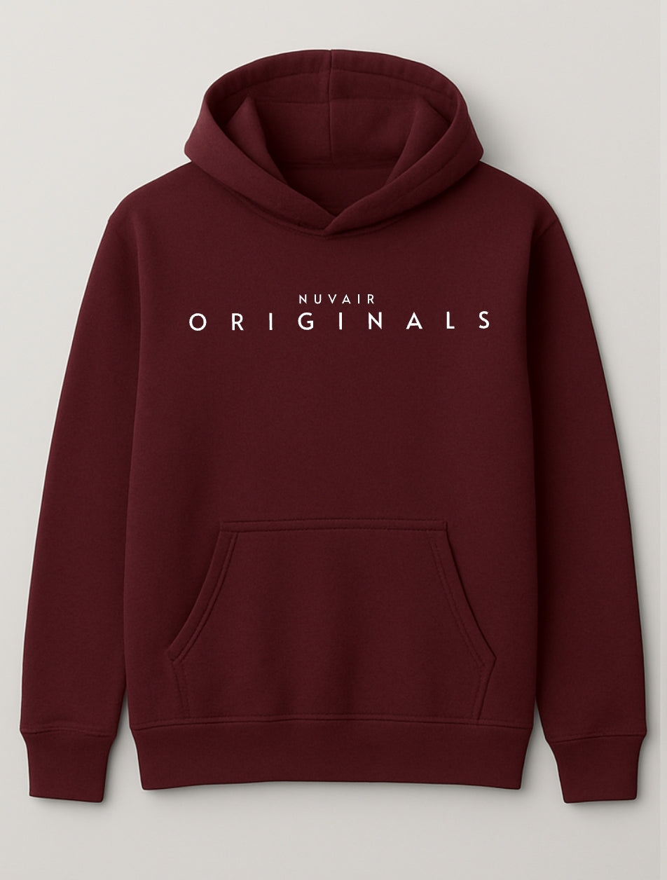 Burgundy Just A Girl Hoodie