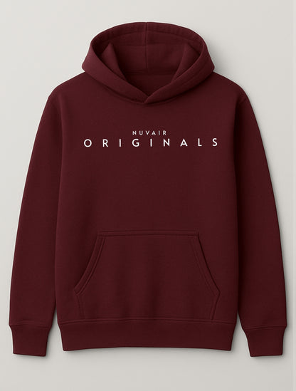 Burgundy Just A Girl Hoodie