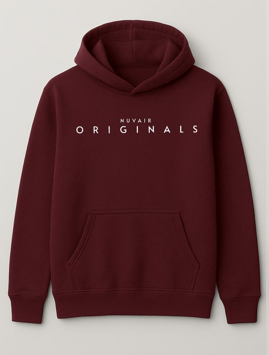 Burgundy Just A Girl Hoodie