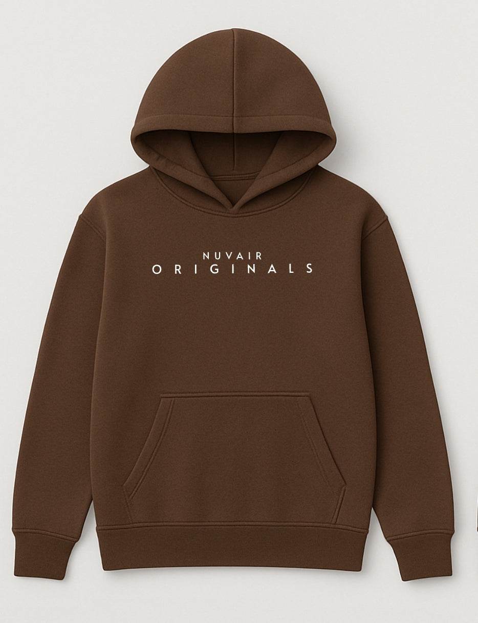 Just A Girl Brown Oversized Hoodie