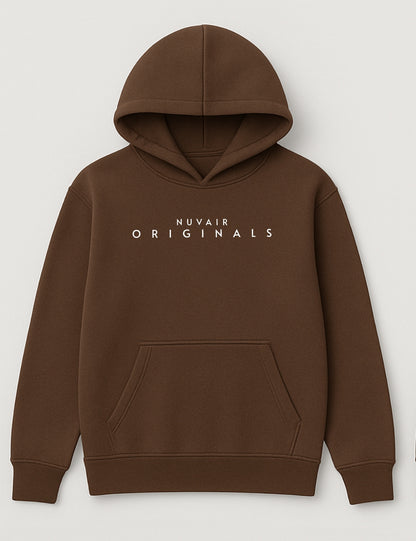Just A Girl Brown Oversized Hoodie