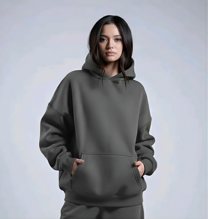 nuvair original life iron Oversized Hoodie