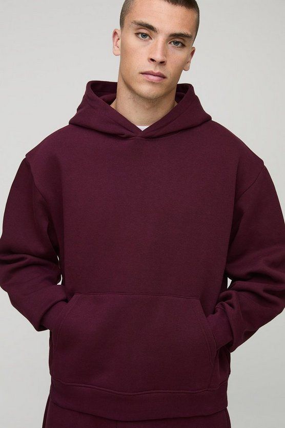 Nuvair original life Burgundy Oversized Hoodie
