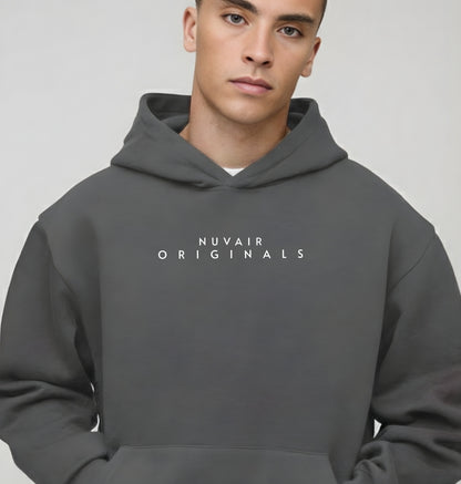 nuvair original life iron Oversized Hoodie